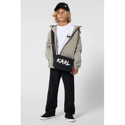 Karl Lagerfeld Детска памучна шапка с козирка Karl Lagerfeld (Z31217.58)