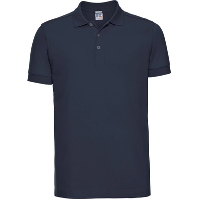 Russell polokošile 566M elastická krátký rukáv pánská Cot-10566M29001 navy french