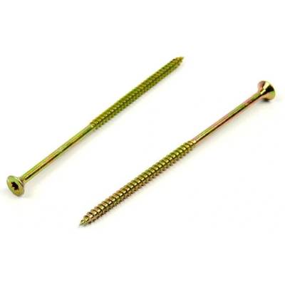 Univerzální vrut do dřeva 5x120/70 TORX zinek žlutý