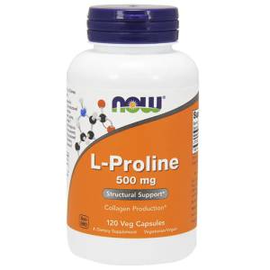 NOW НАУ ФУДС ПРОЛИН КАПС. 500 МГ. * 120 / now l-proline 500 mg - 120 vcaps