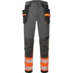 Portwest hi-vis КОБУР ev442 / Светлоотразителни еластични панталони ev4 - hv оранжево/сив uk 34/eu 50 (ev442omr34)