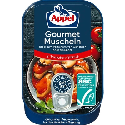 Appel mušle v rajčatové omáčce 100 g