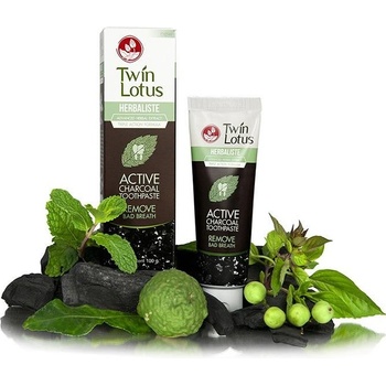 Twin Lotus Zubná pasta Herbaliste Active Charcoal 150 ml