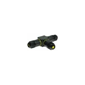 Plastrol IP68 Hermetic Cable Splitter 3-pin Fixed 24A 450VAC (0.5-2.5mm) RKH3-3SS W-00400