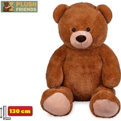 Mikro trading Plush Friends Medvěd hnědá 130 cm