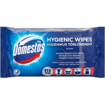 DOMESTOS Vlhčené utierky, 60 ks, "oceán"