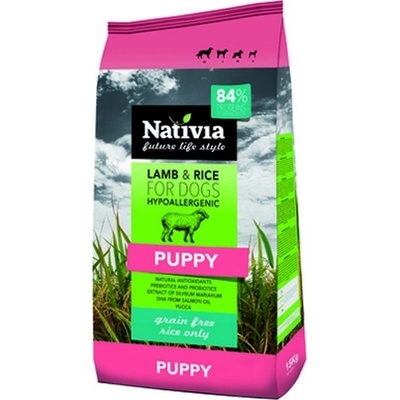 Nativia Puppy Lamb & Rice 3 kg
