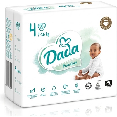 Dadapure care 4 7-16 kg 33 ks