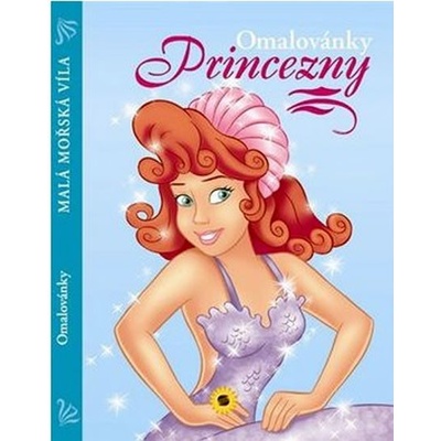 Princezny Malá mořská víla omalovánka