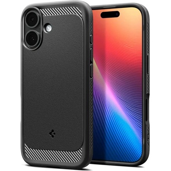 Spigen Калъф Spigen Rugged Armor Mag MagSafe за iPhone 17 - черен мат (8800283314991)