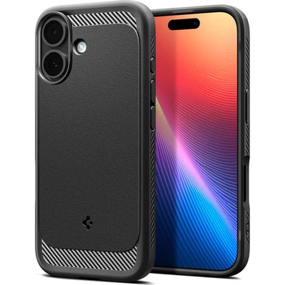 Spigen Калъф Spigen Rugged Armor Mag MagSafe за iPhone 17 - черен мат (8800283314991)