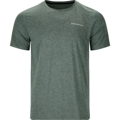 ENDURANCE Мъжка спортна тениска ENDURANCE Abdon Melange S/S Tee Sport shirt - Balsam Green (216-4581-0811)