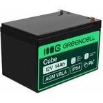 Green Cell AGM 12V 14Ah battery VRLA lead battery lead battery replacement battery gel battery battery cycle-proof unmanned toys, alarm, emergency power, childrens vehicles, childrens quad, black - 12V14AH