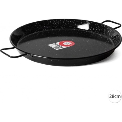 Garcima 13384 Smaltovaná paella panvica 28 cm