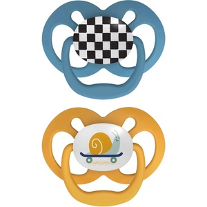 Dr. Brown's Комплект залъгалки Dr. Brown's Advantage - Сини, 2 броя, 6-18 месеца (72239316641) - baby