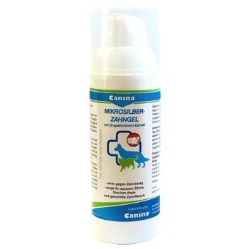 Image 1 of CANINA Microsilver tooth gel - продукт за почистване на зъби за кучета и котки 50 мл 742639