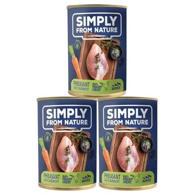 Simply From Nature Bažant s mrkvou 3 x 400 g