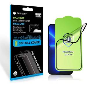 BestSuit Удароустойчив Протектор за iPhone 15 Pro, Bestsuit Flexible 5D Glass, Прозрачен (5903396218767)