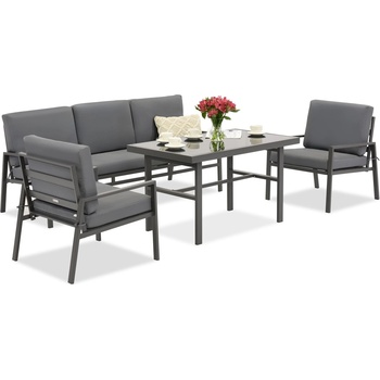 Garden Point Vigo Apetito 5 антрацит комплект градински мебели Garden Point (GAP1082-AP5)