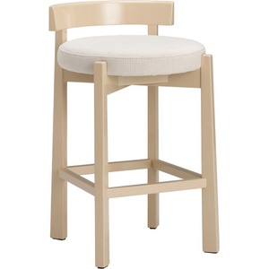 Ellos Home Бежов та ициран бар стол (височина на седалката 66 cm) Hugg - Ellos Home (2144662-01-0)