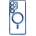 HQWear Галваничен калъф с MagSafe за iPhone 16e - син (5907769374975)