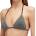 SUNDEK Jennifer lurex triangle bikini top - Grey (Silver)