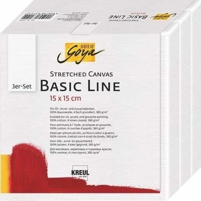 Kreul Платно Basic Line 15 x 15 cm 3 бр (631515)