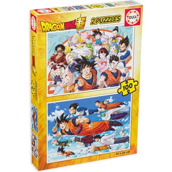Educa Пъзел Educa от 2 x 100 части - Dragon Ball (EDU18214)