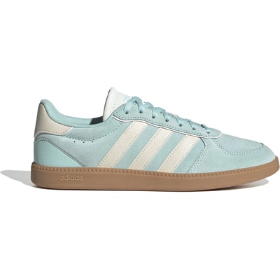 adidas Дамски маратонки Adidas Breaknet Sleek Suede Trainers Womens - Aqua/Wht/Gum