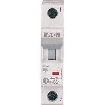 Eaton Автоматичен прекъсвач EATON HN-C6/1, 194828 - 6kA, 1P, 6A (194828)