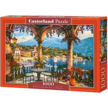 Castorland Пъзел Castorland от 1000 части - Средиземноморска веранда (C-105120-2)