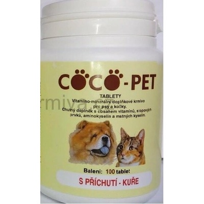 Coco Pet kuřecí příchuť pro psy 50 tbl