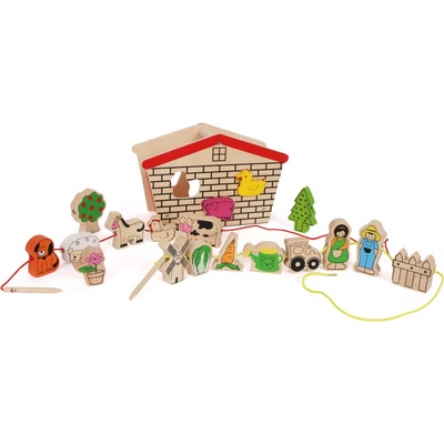 Small Foot motorická hračka Prevliekacia hra Farma