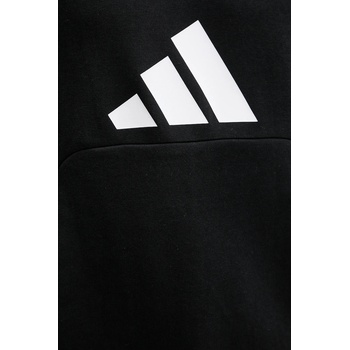 Adidas Суичър adidas Future Icons мъжки в черно с качулка с принт JI8769 (JI8769)
