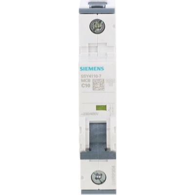 Siemens 1P C 10A 10kA AC 5SY4110-7