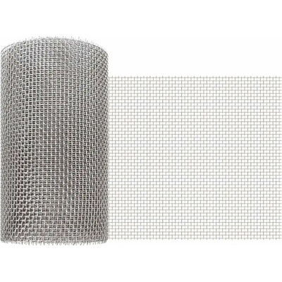 Síť proti hmyzu 20 x 1000 cm 6 Mesh Nerezová ocel 201 stříbrná