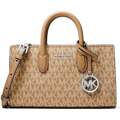 Michael Kors Scarlet xs kabelka logo světle hnědá
