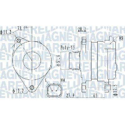 Generátor MAGNETI MARELLI 063732016010