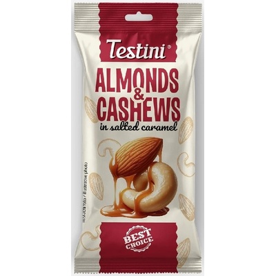 Testini Mandle a kešu ve slaném karamelu 40 g