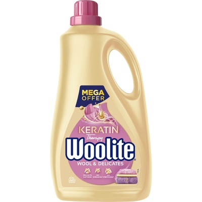 Woolite Delicate tekutý prací gél na vlnenú a jemnú bielizeň 3,6 l 60 PD