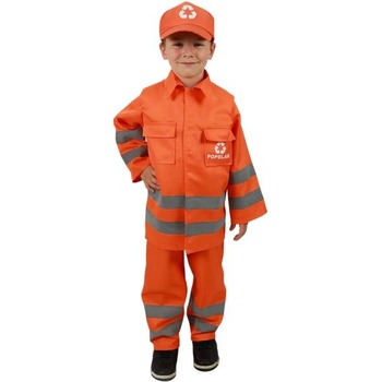 Rappa Детски костюм боклукчия - чешки печат (l)