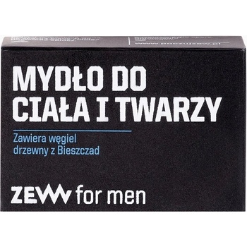 Zew for Men Face and Body Soap prírodné tuhé mydlo na tvár, telo a vlasy 85 ml