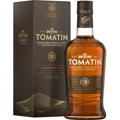 Tomatin 18y 46% 0,7 l (kartón)
