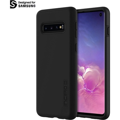 Incipio DualPro Case - удароустойчив хибриден кейс за Samsung Galaxy S10 (черен)