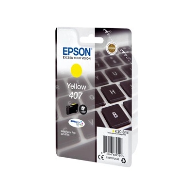 Epson 407 L Yellow - originálny