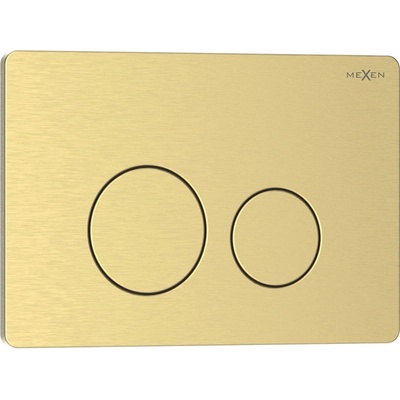 Mexen Tex 06 бутон за промиване неръждаема стомана, златисто четкано - 6106-11 (6106-11)