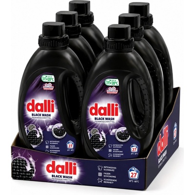 Dalli Black Wash prací gel na černé prádlo 6 x 27 PD 1,1 l