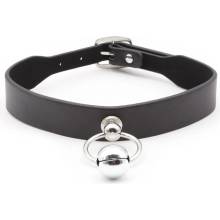 Fetish Addict Collar with Hoop and Bell
