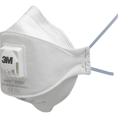 3M 9322+ Aura respirátor časticový s ventilom Comfort FFP2