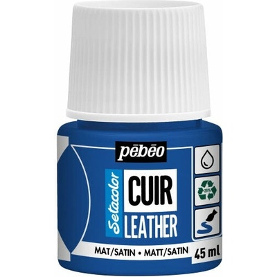 Pebeo Setacolor matt satin farba na kožu 45 ml ultramarínová modrá